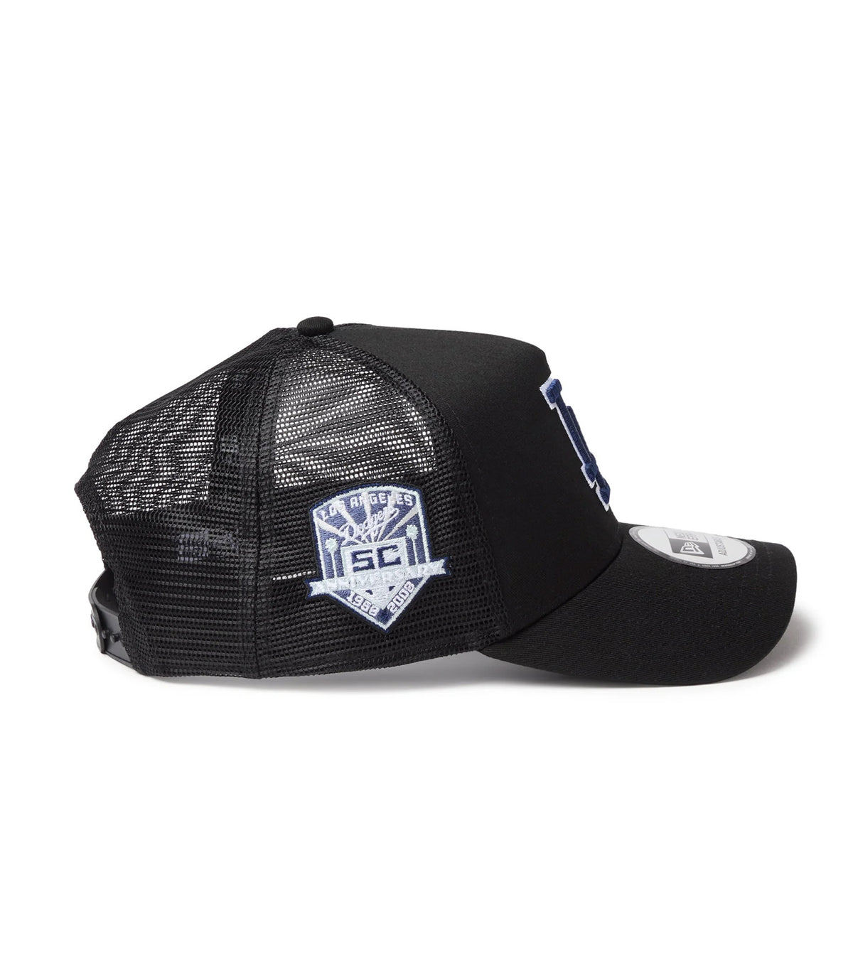 Los Angeles Dodgers 9FORTY A-Frame Trucker Adjustable Cap Black