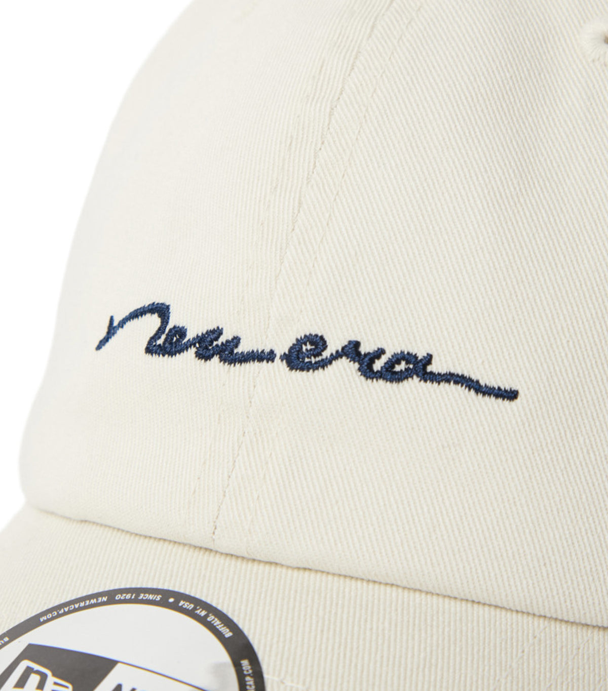 Handwritten Logo Casual Classic Cap Ivory