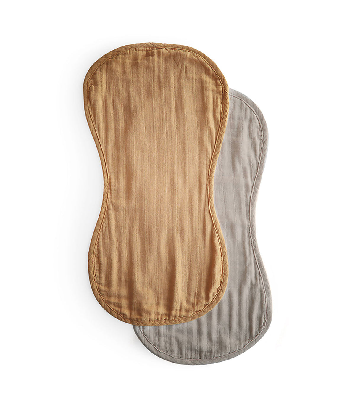 2-Pack Burp Cloth Fall Yellow/Fog
