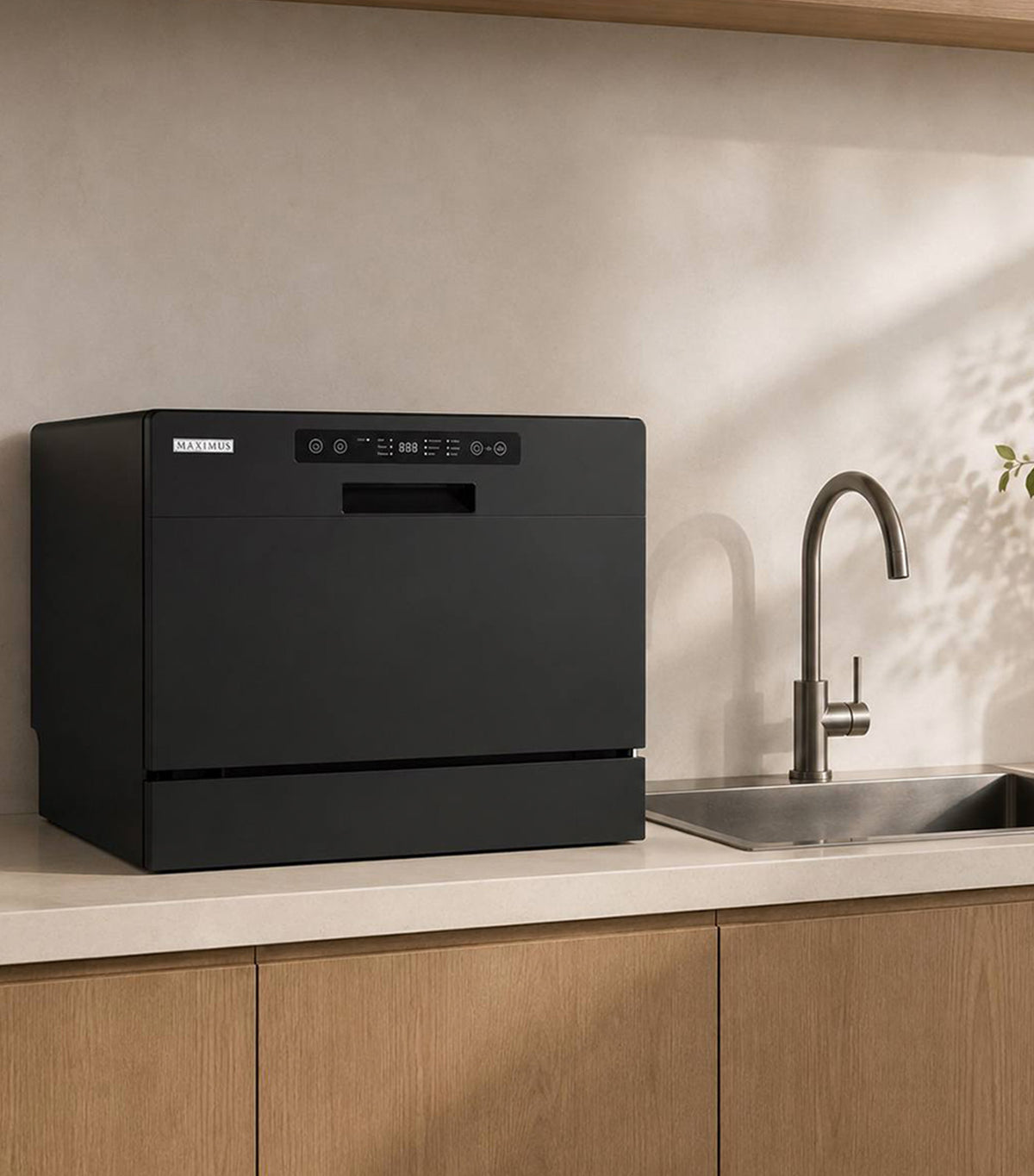 Tabletop Dishwasher Black