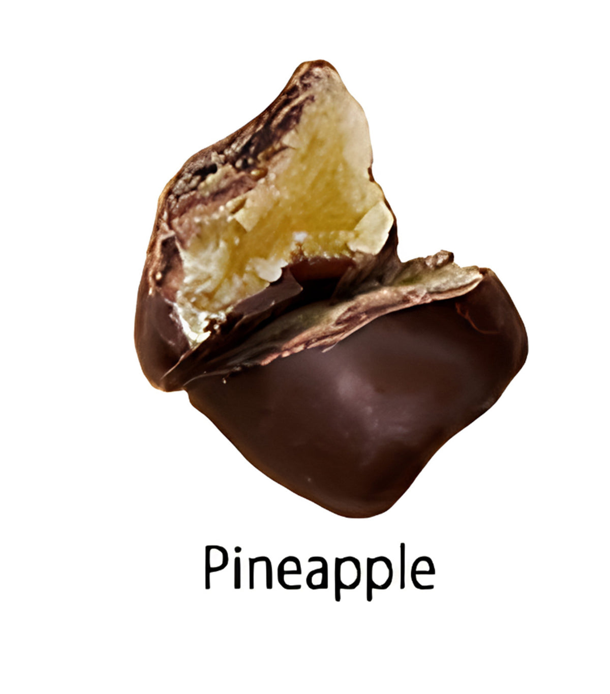 Dried Pineapple Dark Chocolate Coated, 120g