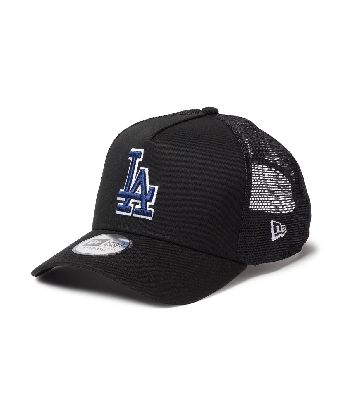 Los Angeles Dodgers 9FORTY A-Frame Trucker Adjustable Cap Black
