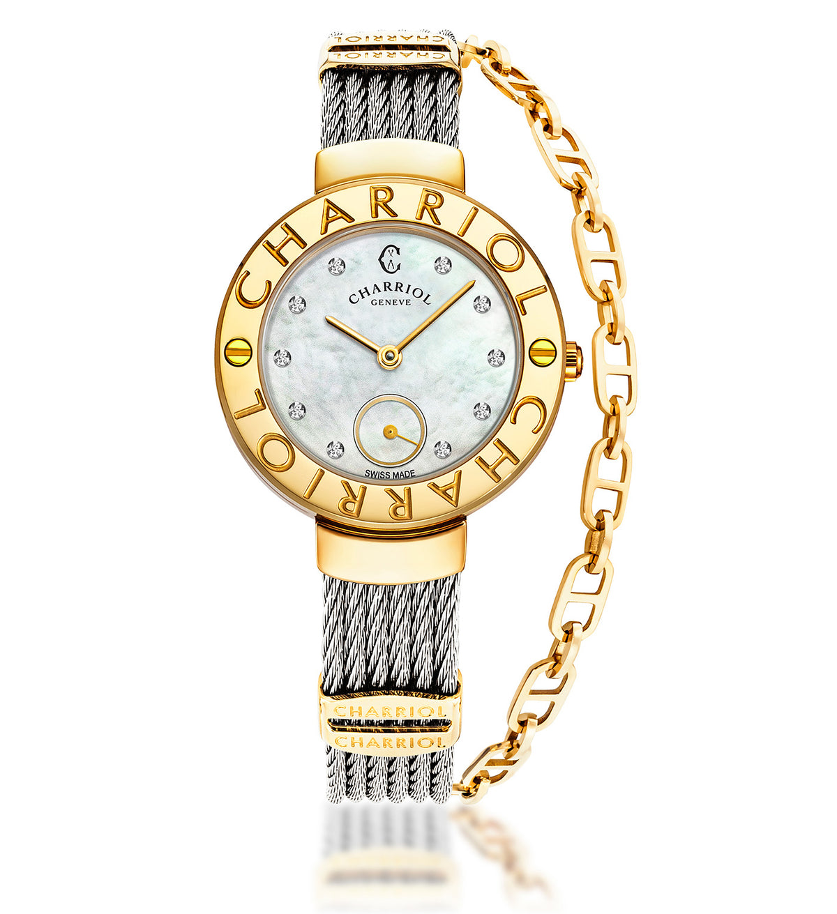 St. Tropez Watch 30mm Stainless Steel and Yellow Gold