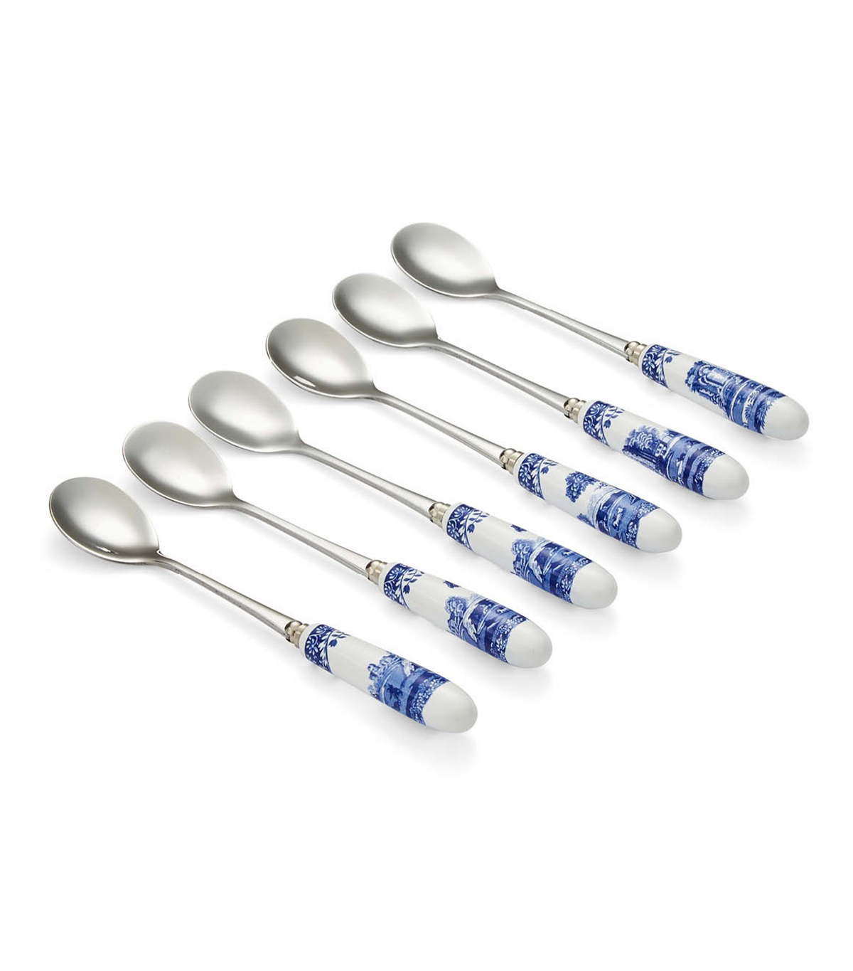 Blue Italian Tea Spoons Set of 6