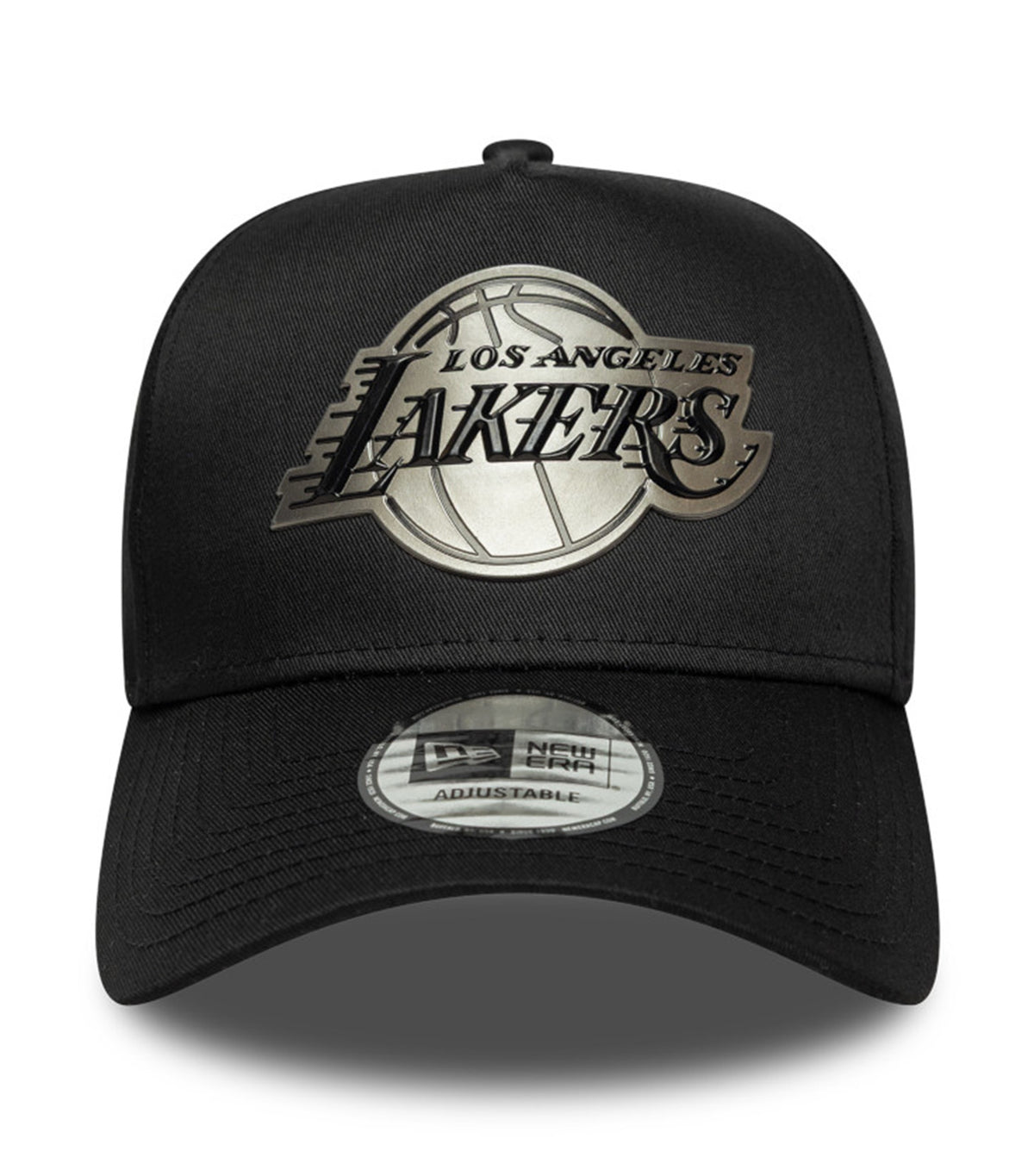 Los Angeles Lakers Metallic Frame 9FORTY E-Frame Adjustable Cap Black
