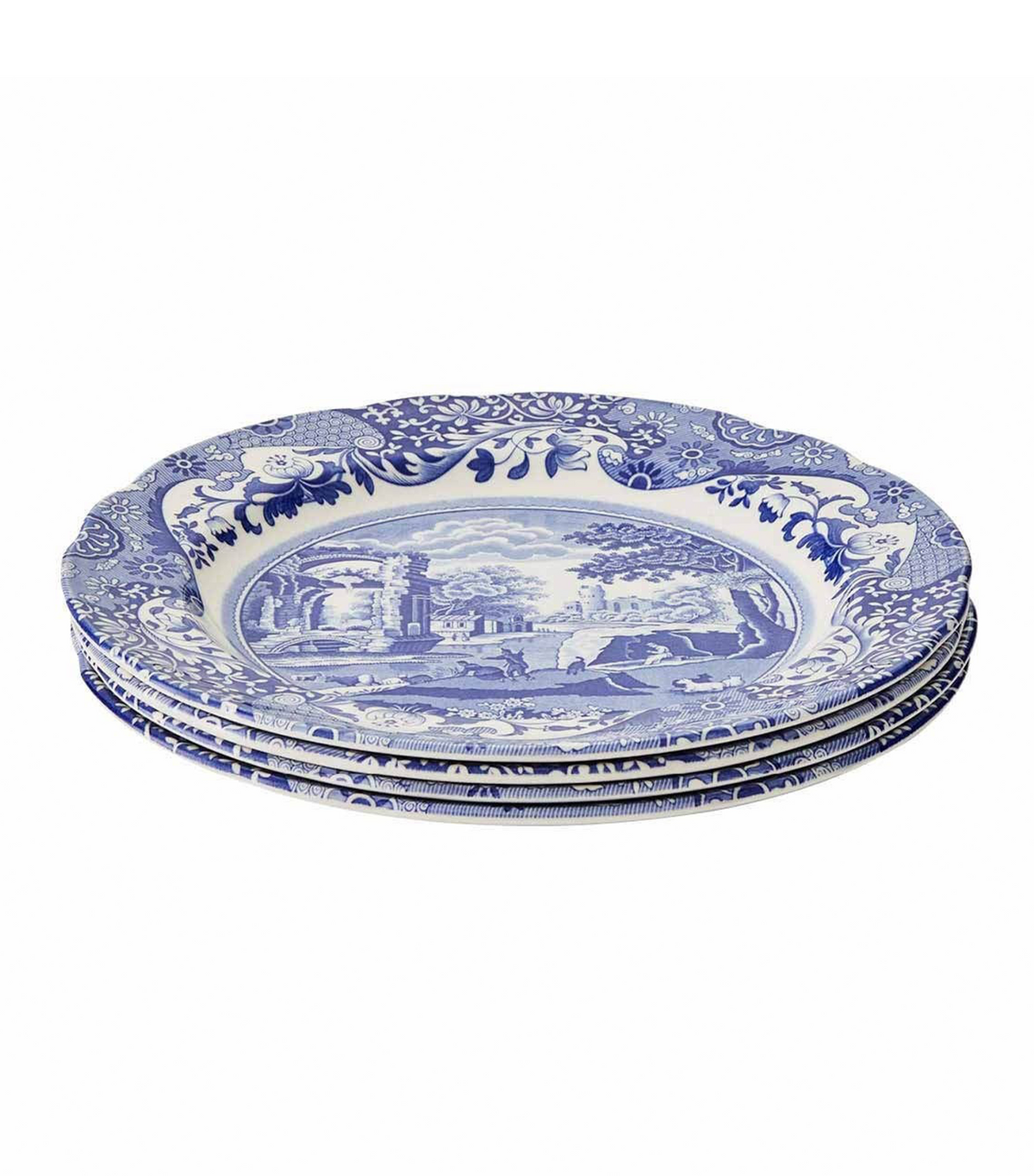 Blue Italian Plate Set of 4