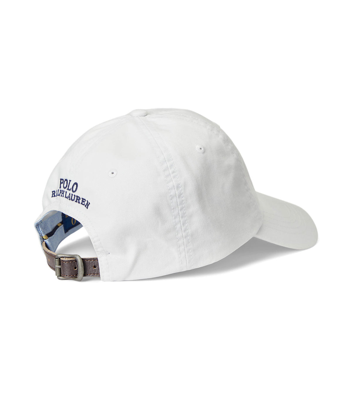 Stretch-Cotton Twill Ball Cap White