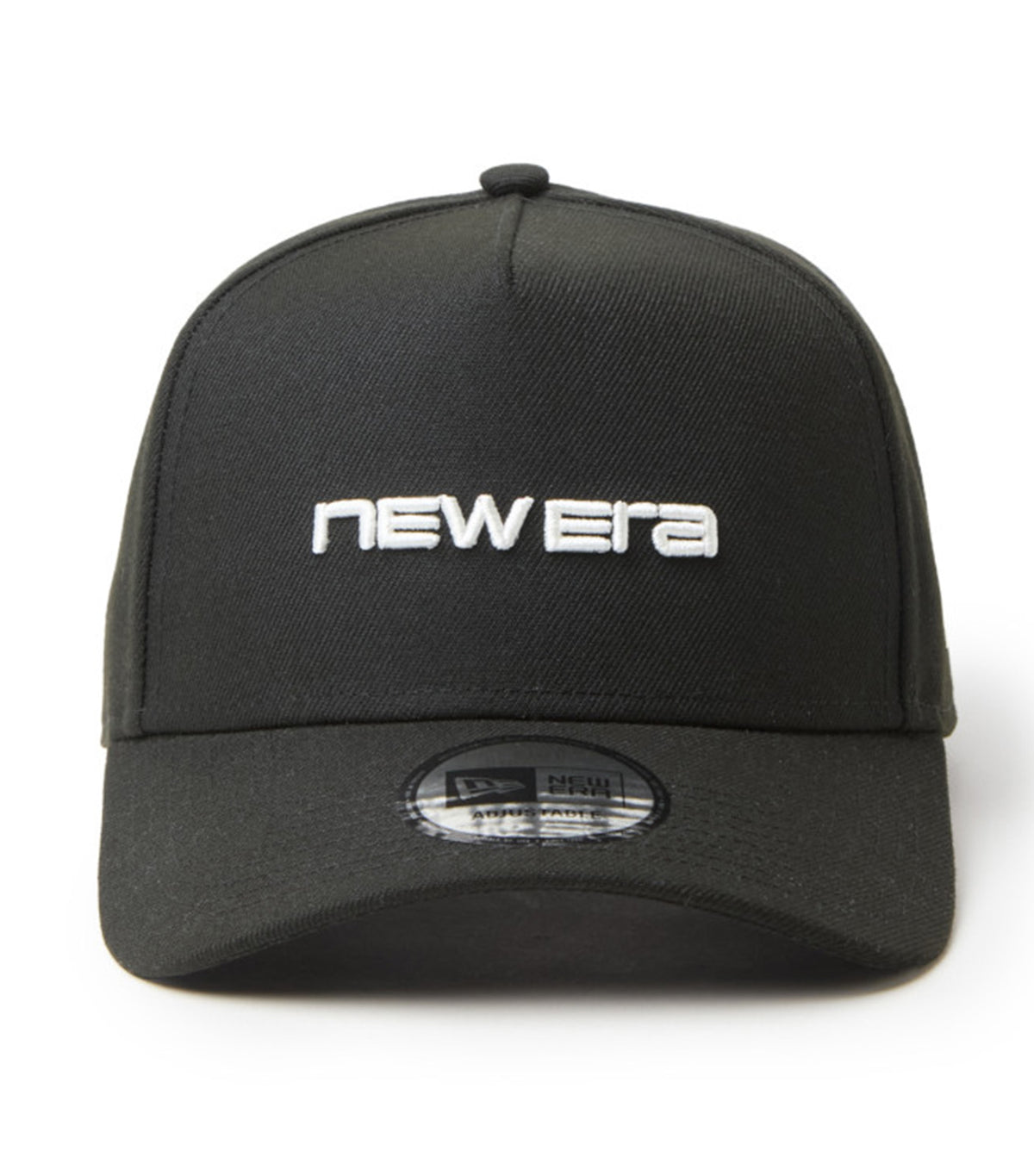 Wordmark Brand Name Logo 9FORTY A-Frame Snapback Cap Black