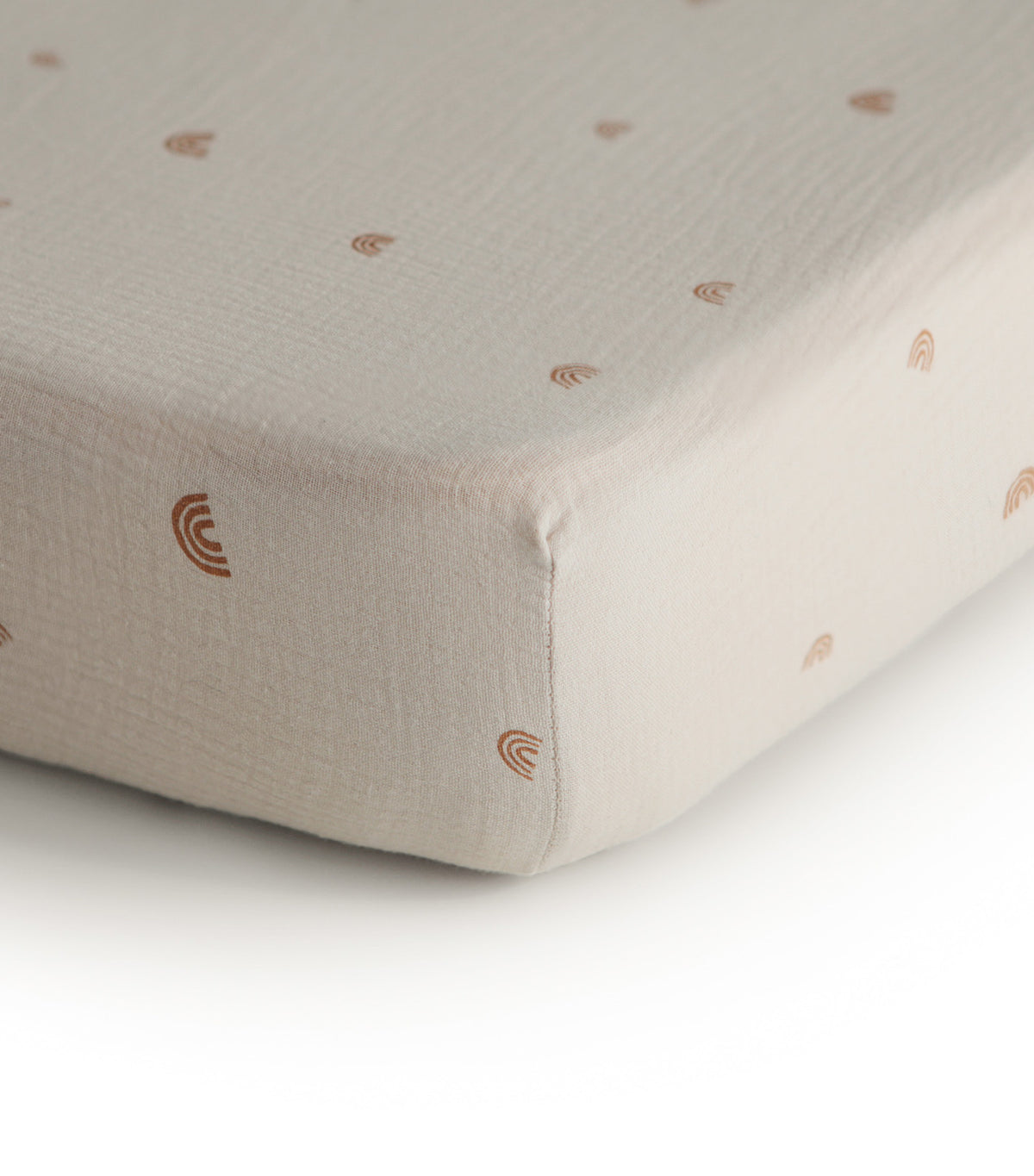 Muslin Crib Sheet Rainbow