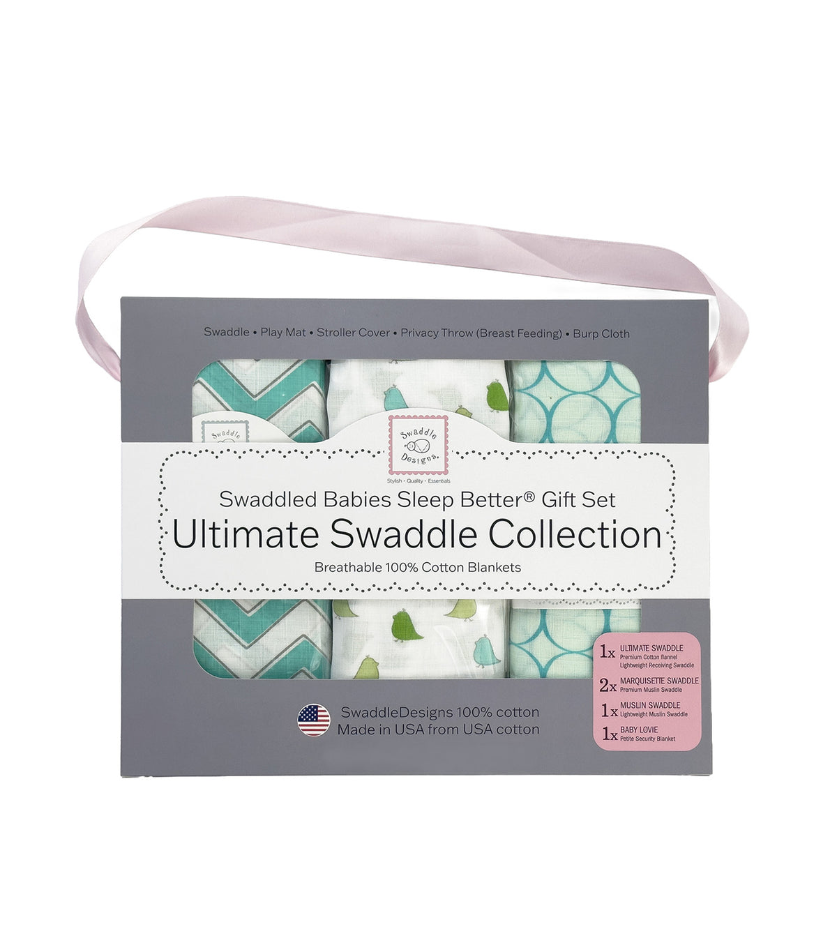 Babies Sleep Better® Ultimate Swaddle Collection Gift Set TL003