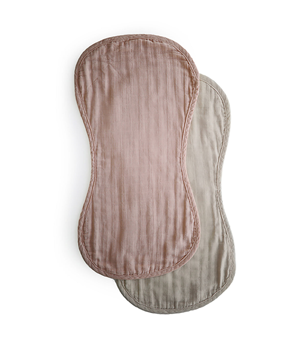 2-Pack Burp Cloth Blush/Fog