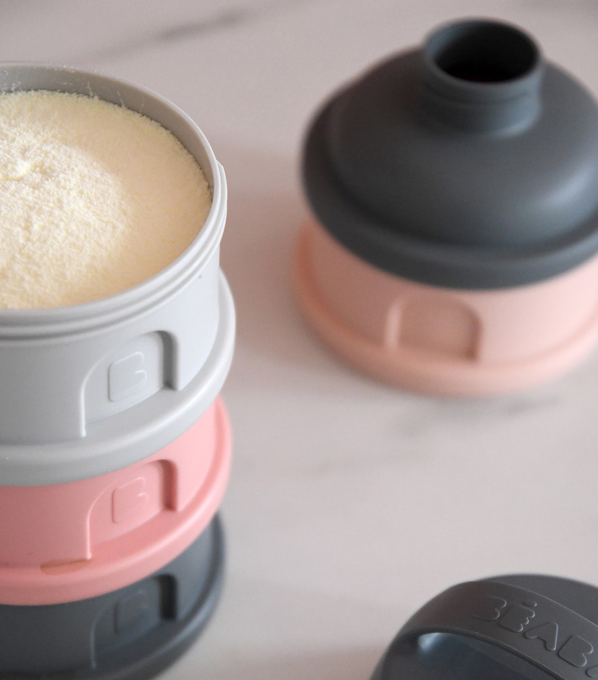 Formula & Snack Container Mineral/Pink