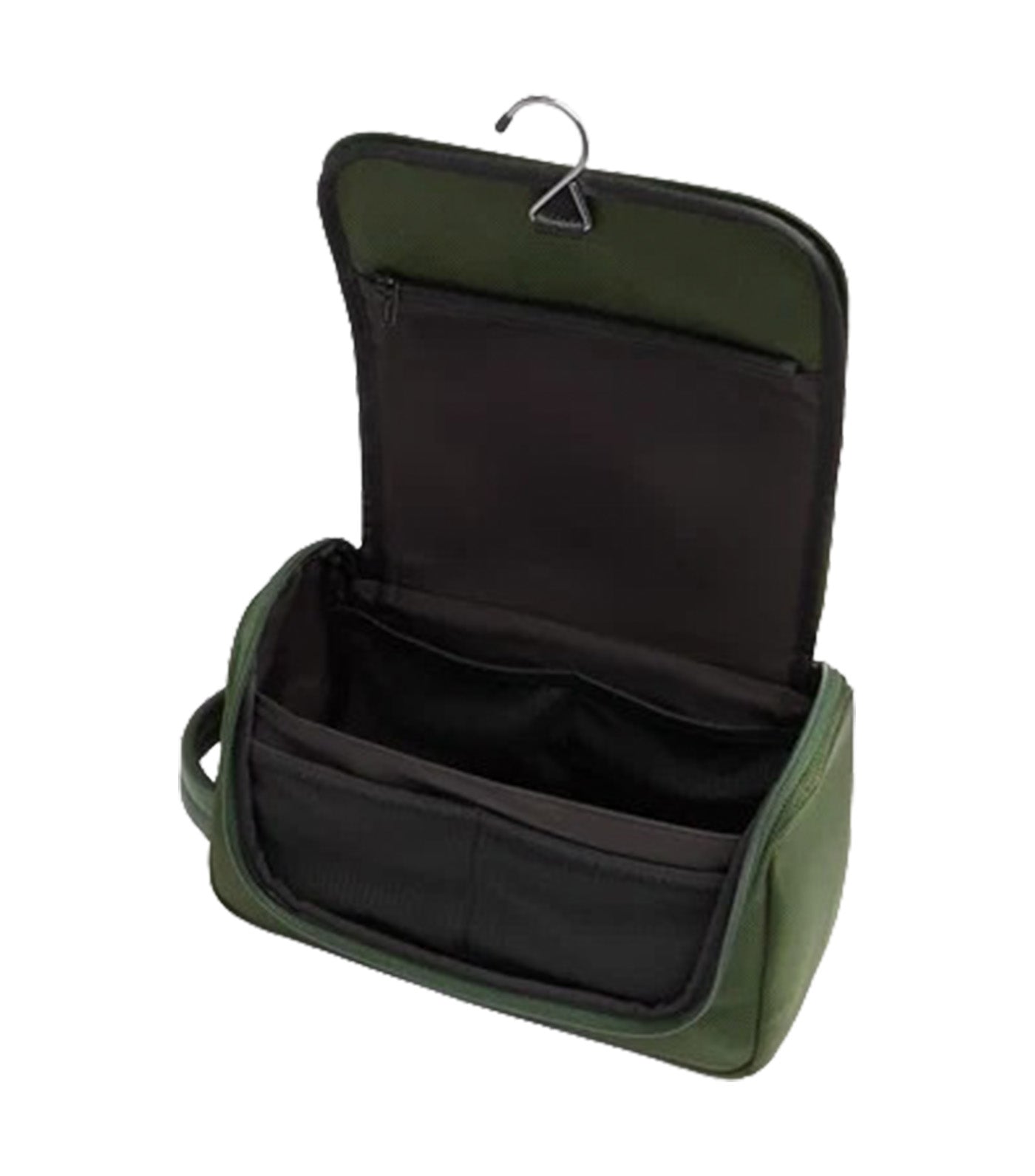 Toiletry Bag in Recycled Textile Green