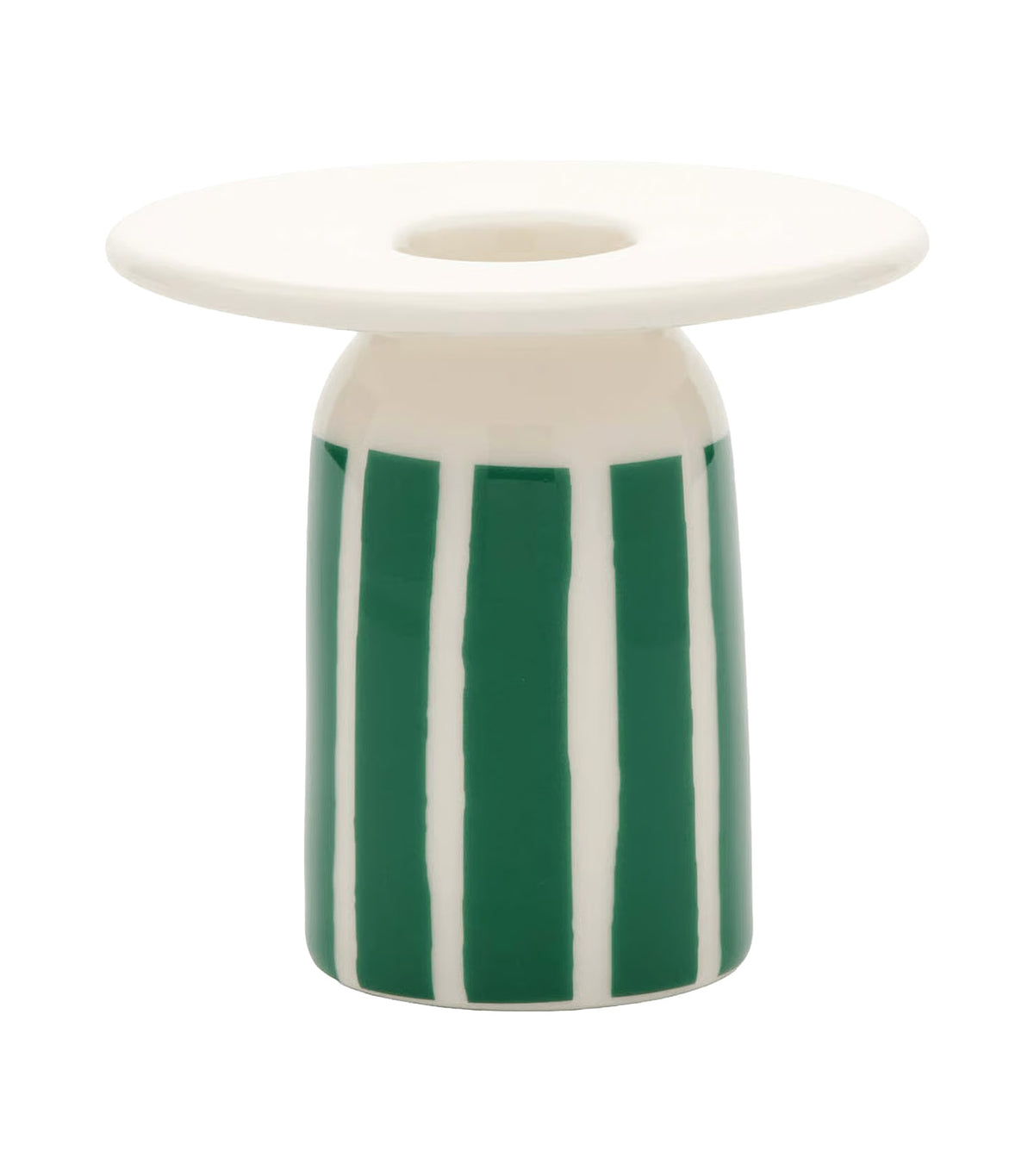 Piccolo Candle Holder White/Green