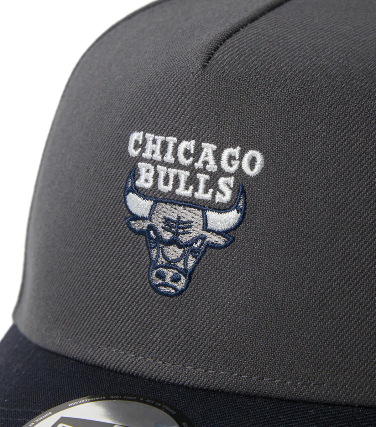 Chicago Bulls 9FORTY A-Frame Adjustable Cap Dark Graphite/Navy