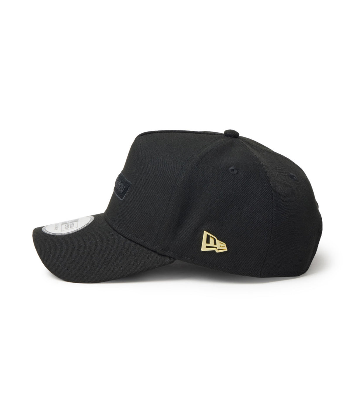 1920 Metal Flag 9FORTY A-Frame Snapback Cap Black on Black