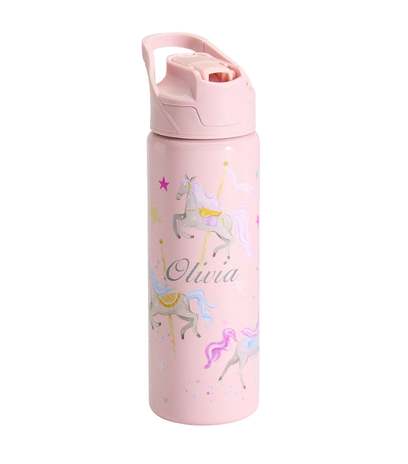 Tutu du Monde Carousel Horse Shimmer Water Bottle