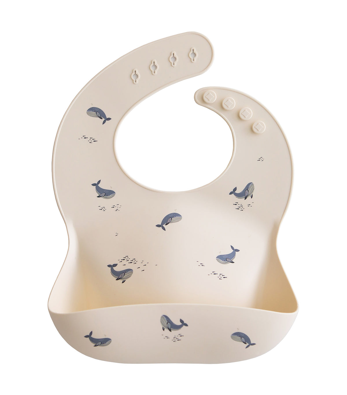 Silicone Bib Whales