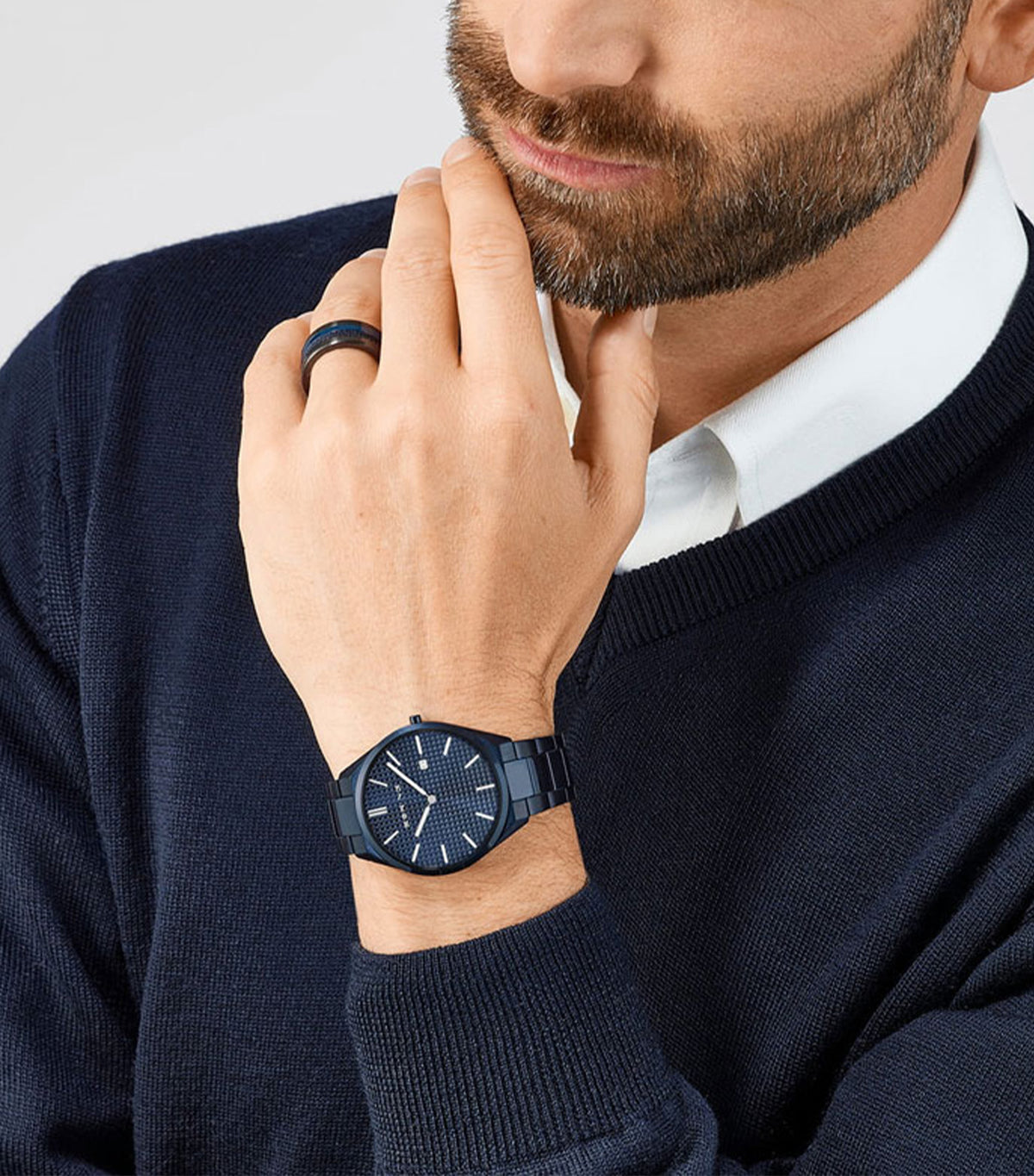 17240-797 Men's Steel Quartz Watch Blue