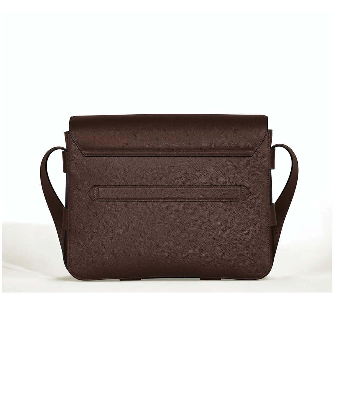 Belt Messenger Bag in Sartorial Leather Brown