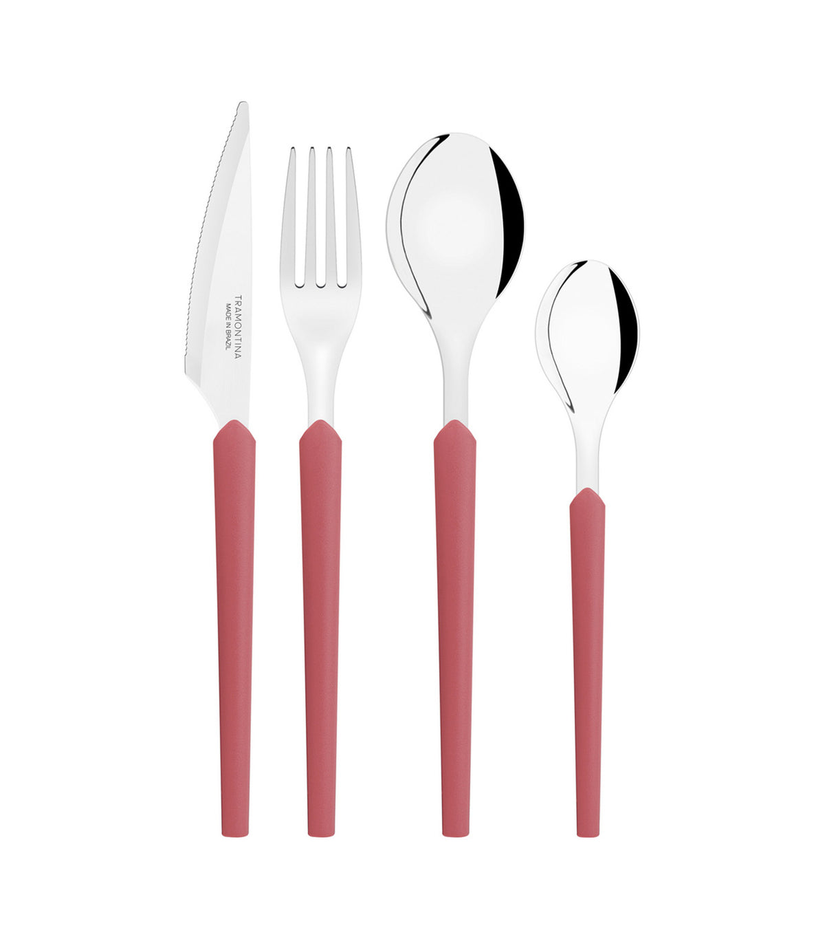 Obelline Cutlery Set of 124 Red