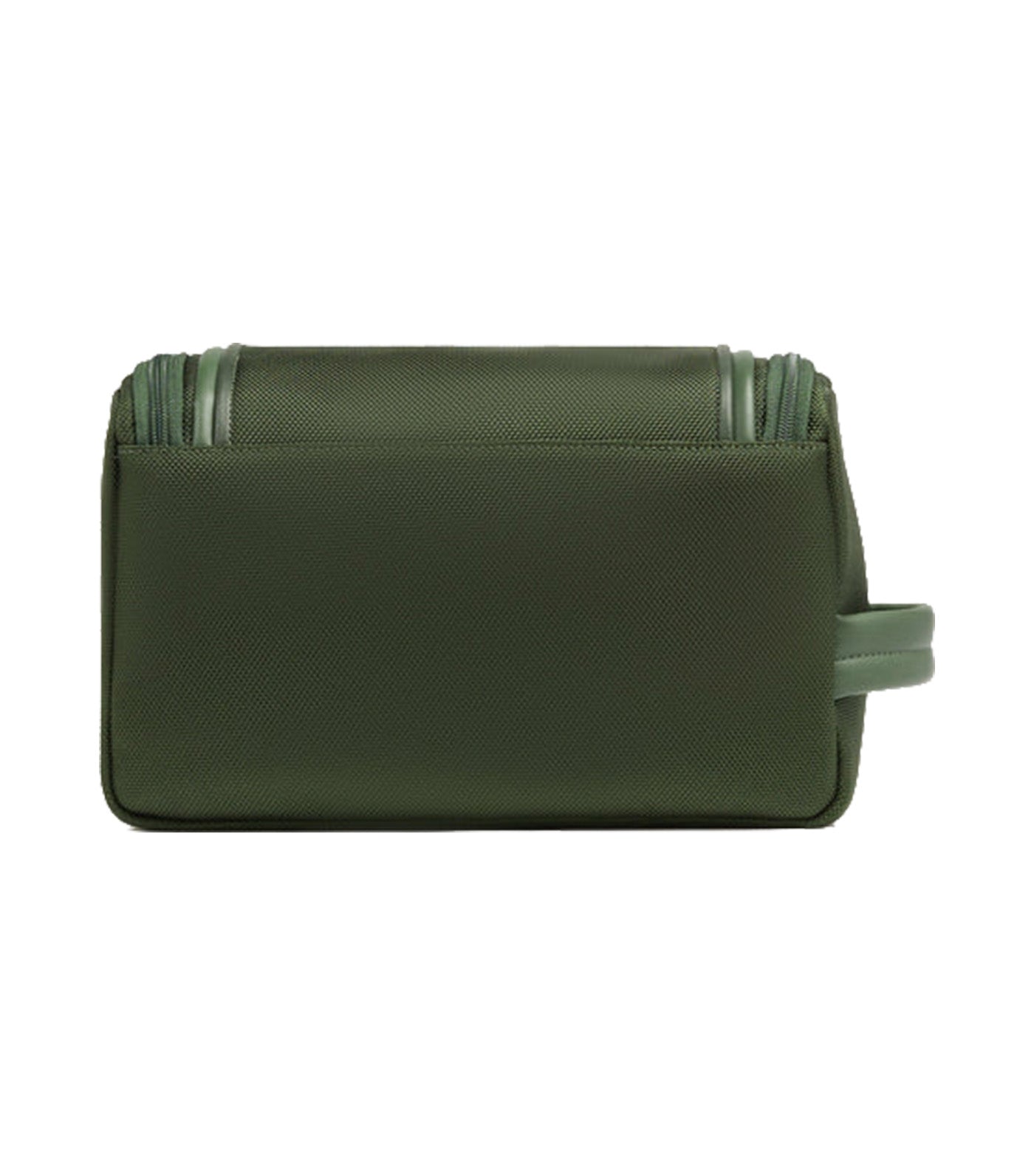 Toiletry Bag in Recycled Textile Green