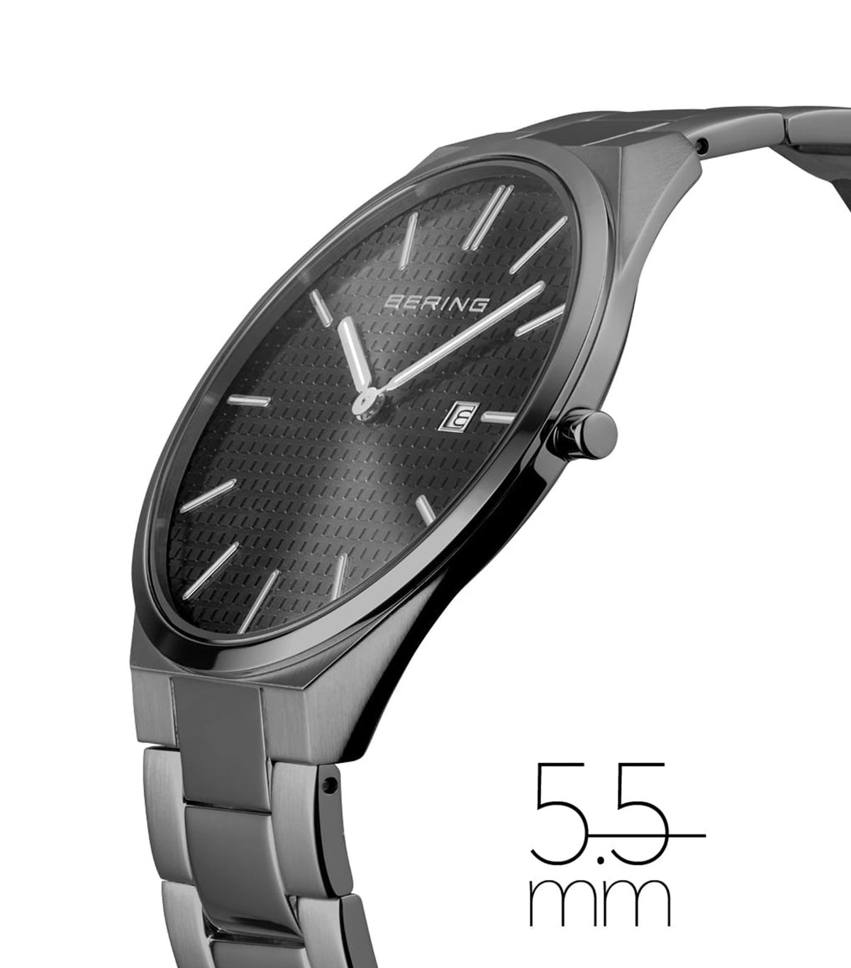 17240-777 Men's Ultra Slim Quartz Watch Gray