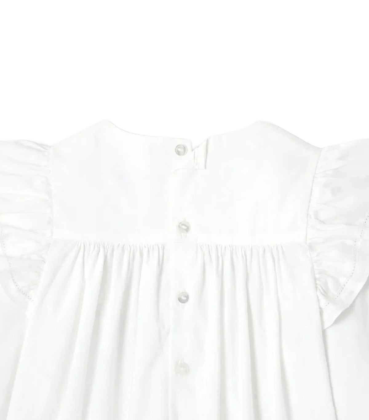 Porcelaine Long Sleeves Blouse White