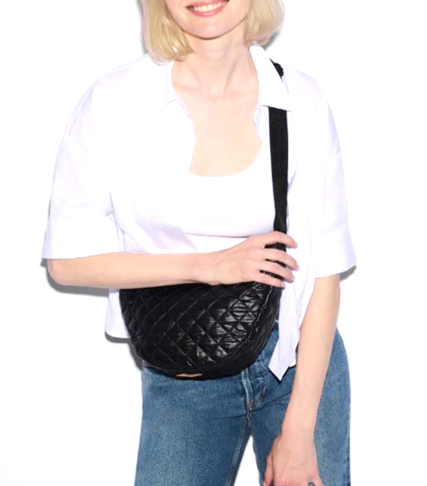 Small Metro Smile Bag Black