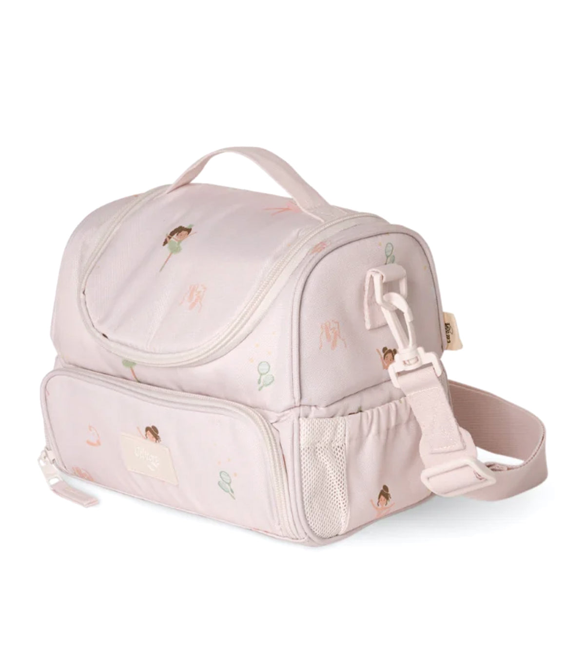 Dual-Compartment Insulated Kids Lunch Bag Ballerina