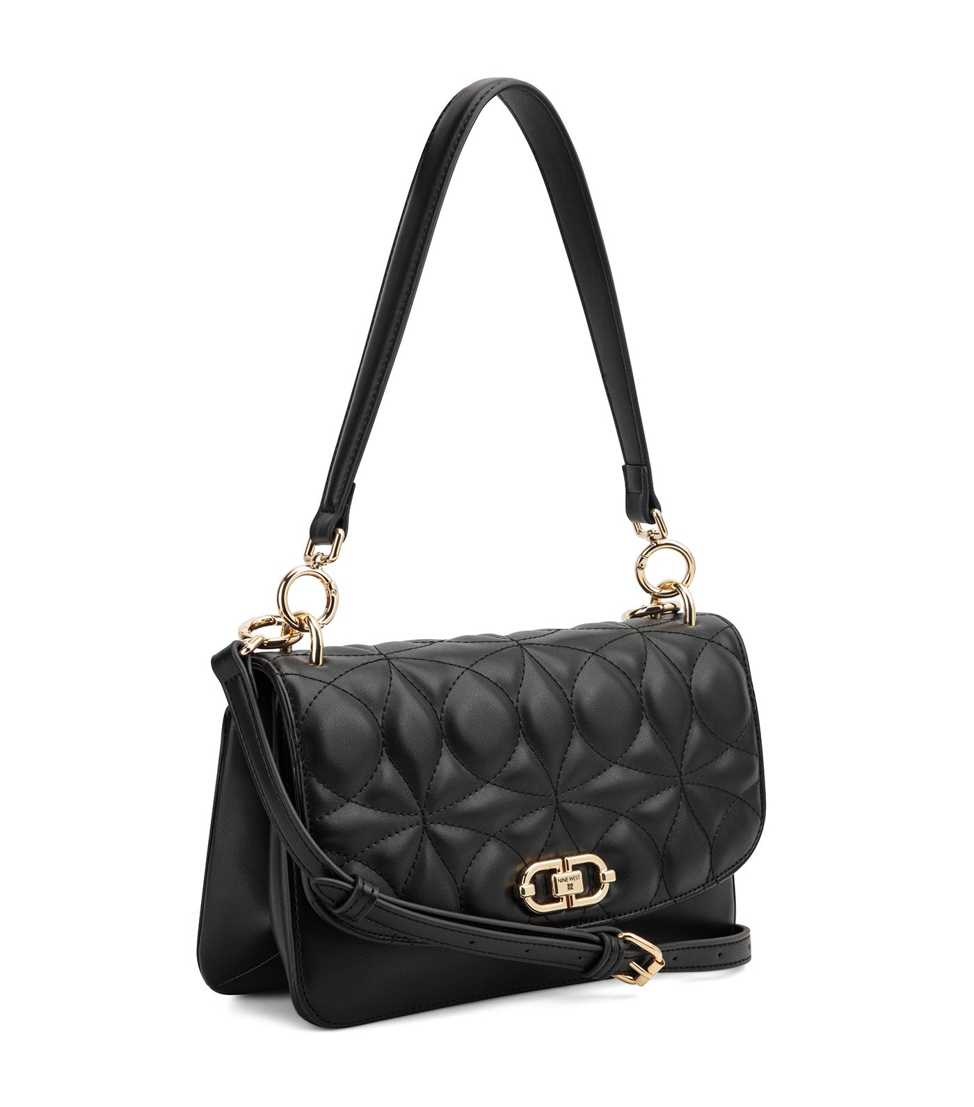 Kashton Convertible Shoulder Flap Black
