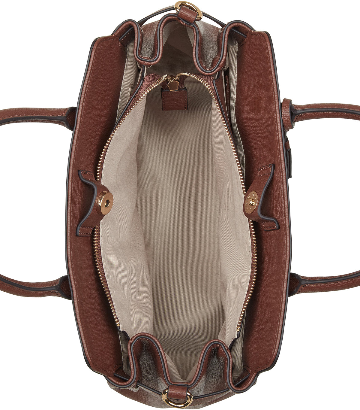 Lille 3 Comp Satchel Mahogany