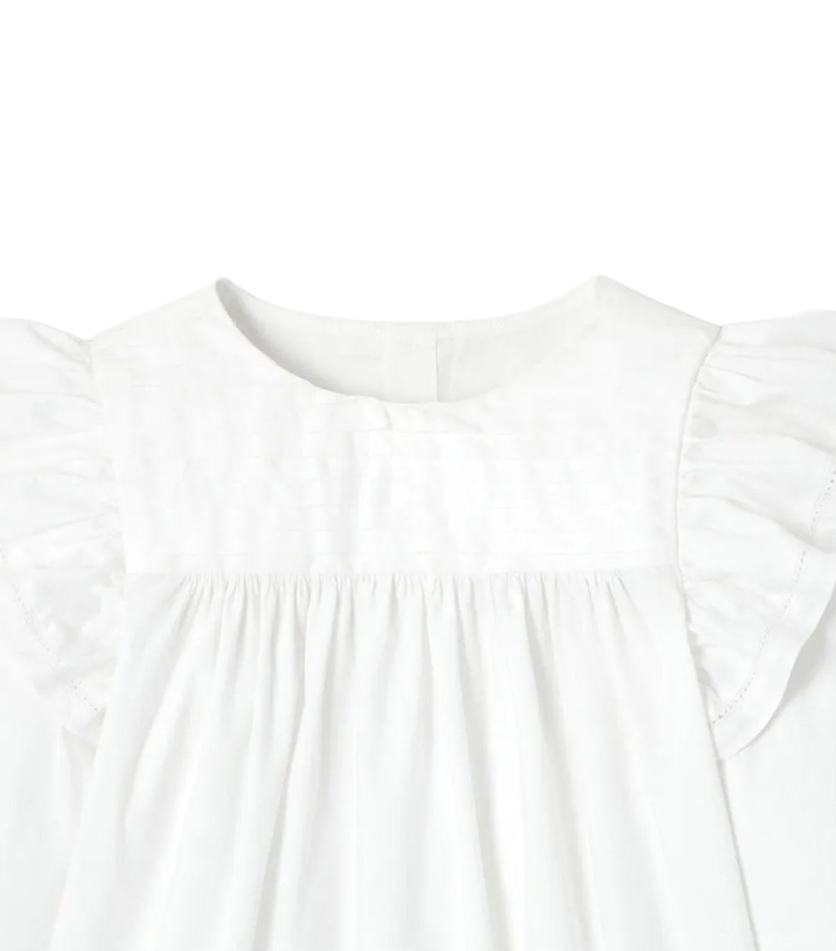 Porcelaine Long Sleeves Blouse White