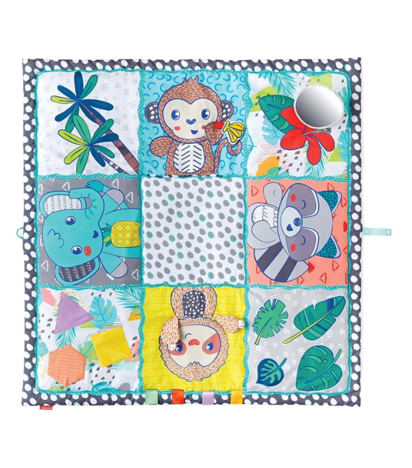 Giant Sensory Discovery Mat XL (4ft x 4ft) Animals