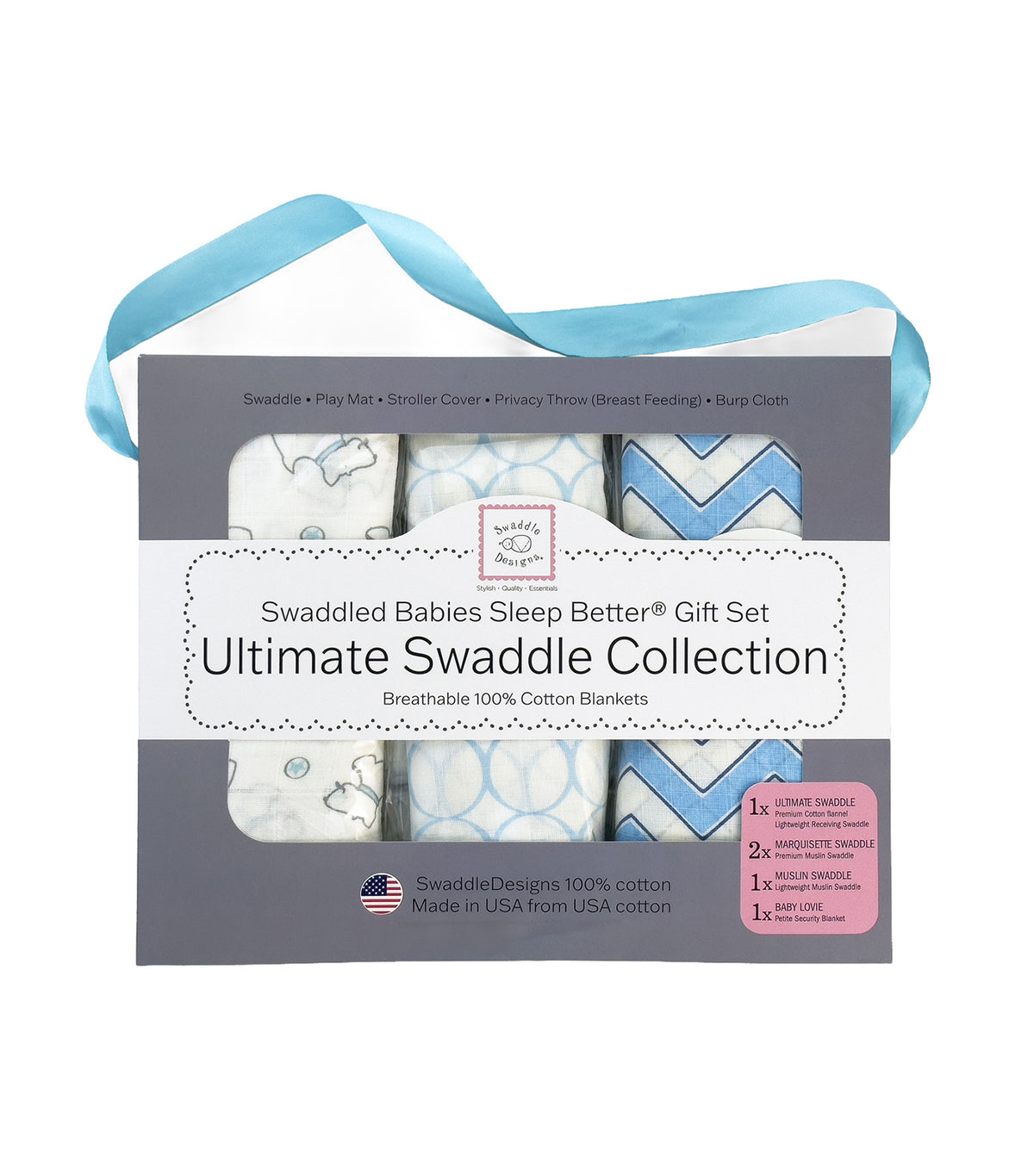 Babies Sleep Better® Ultimate Swaddle Collection Gift Set BL003