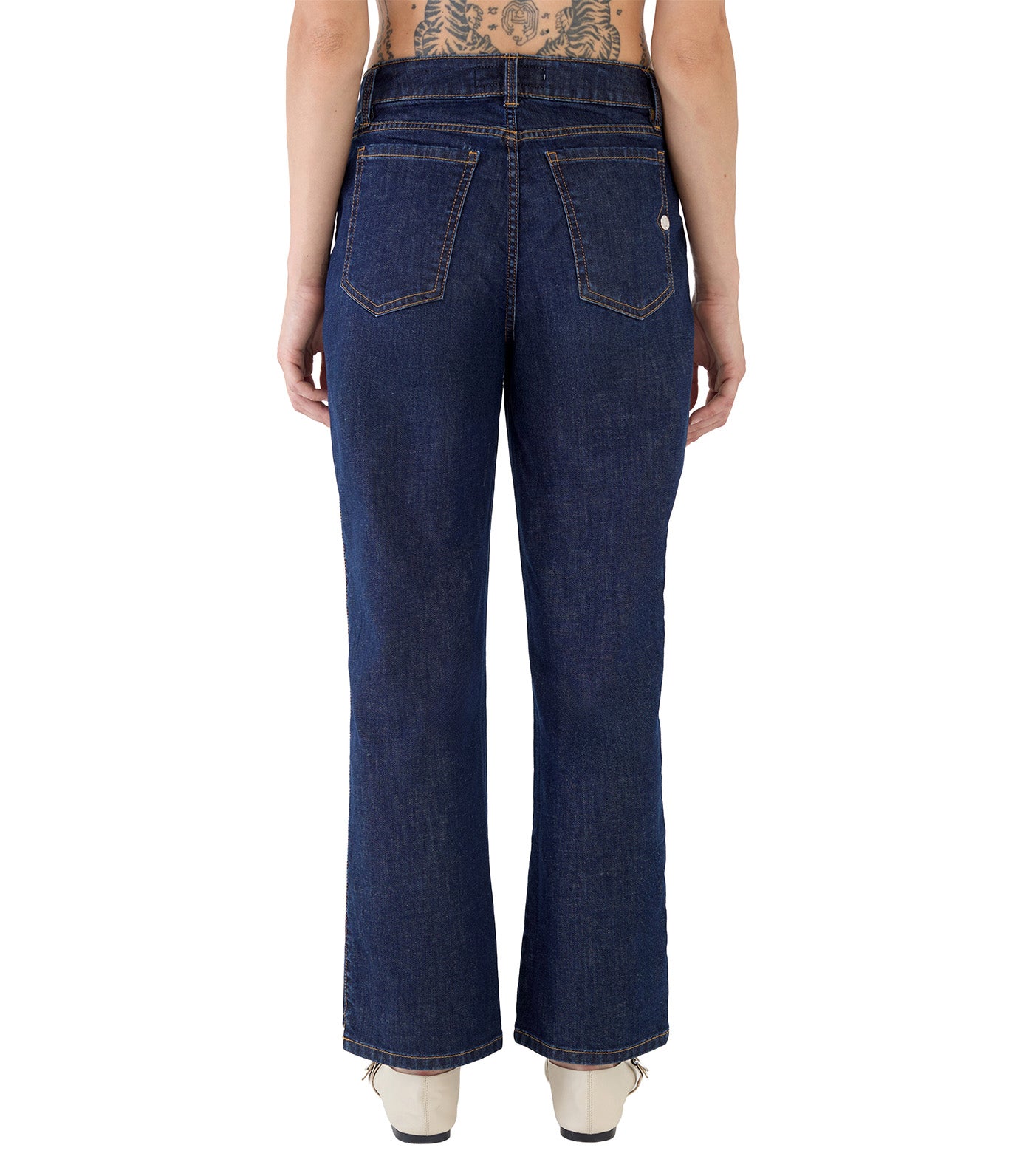 Grad Wide Leg Denim Lino Blue