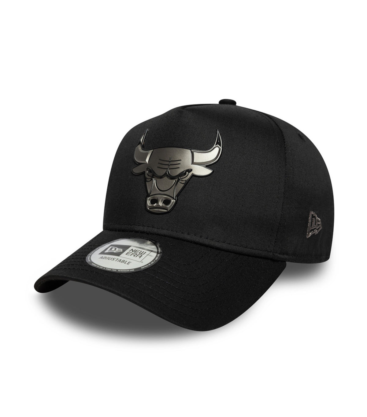 Chicago Bulls Metallic Frame 9FORTY E-Frame Adjustable Cap Black