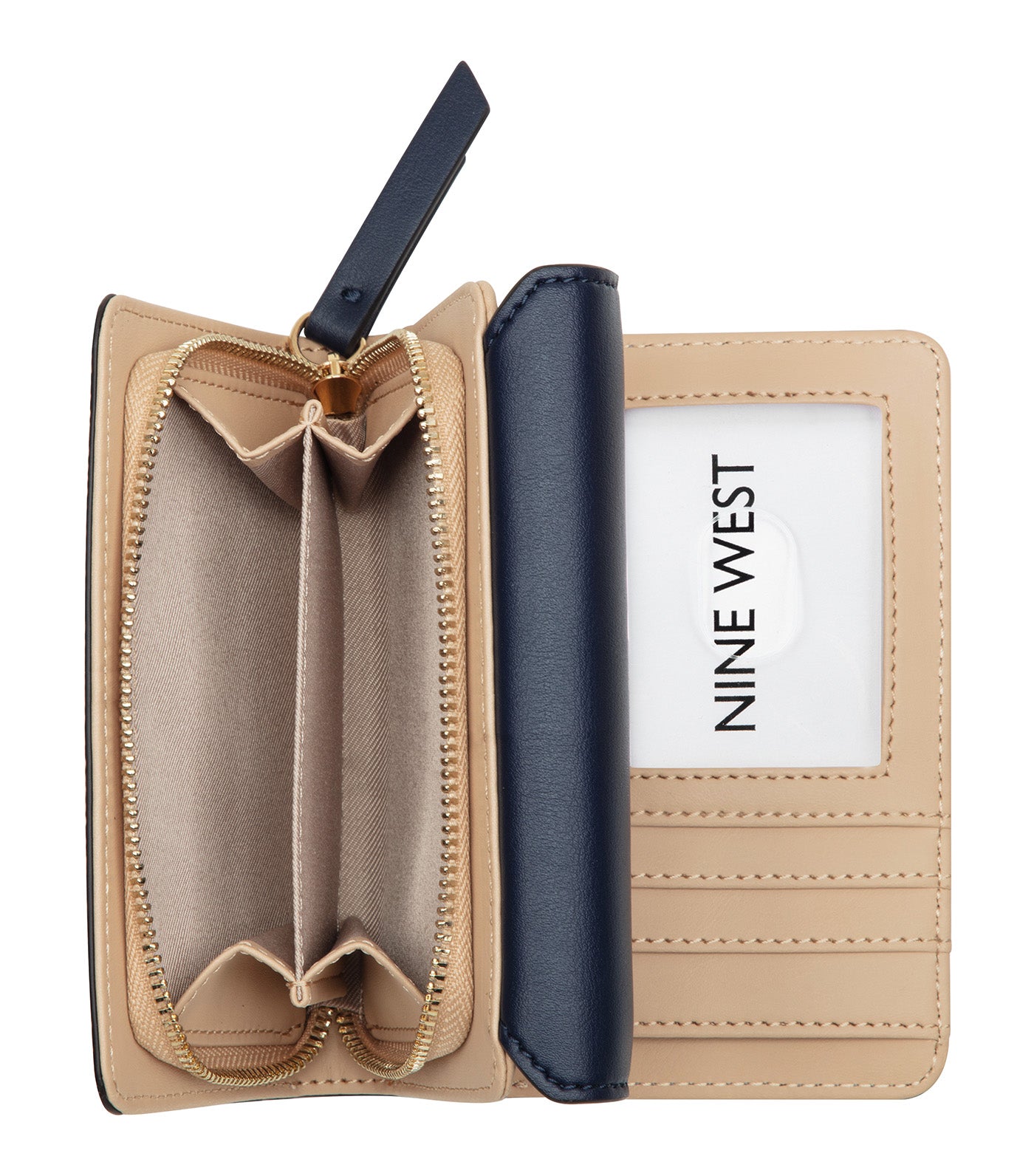 Caireann SLG French Wallet Chambray Logo/Navy
