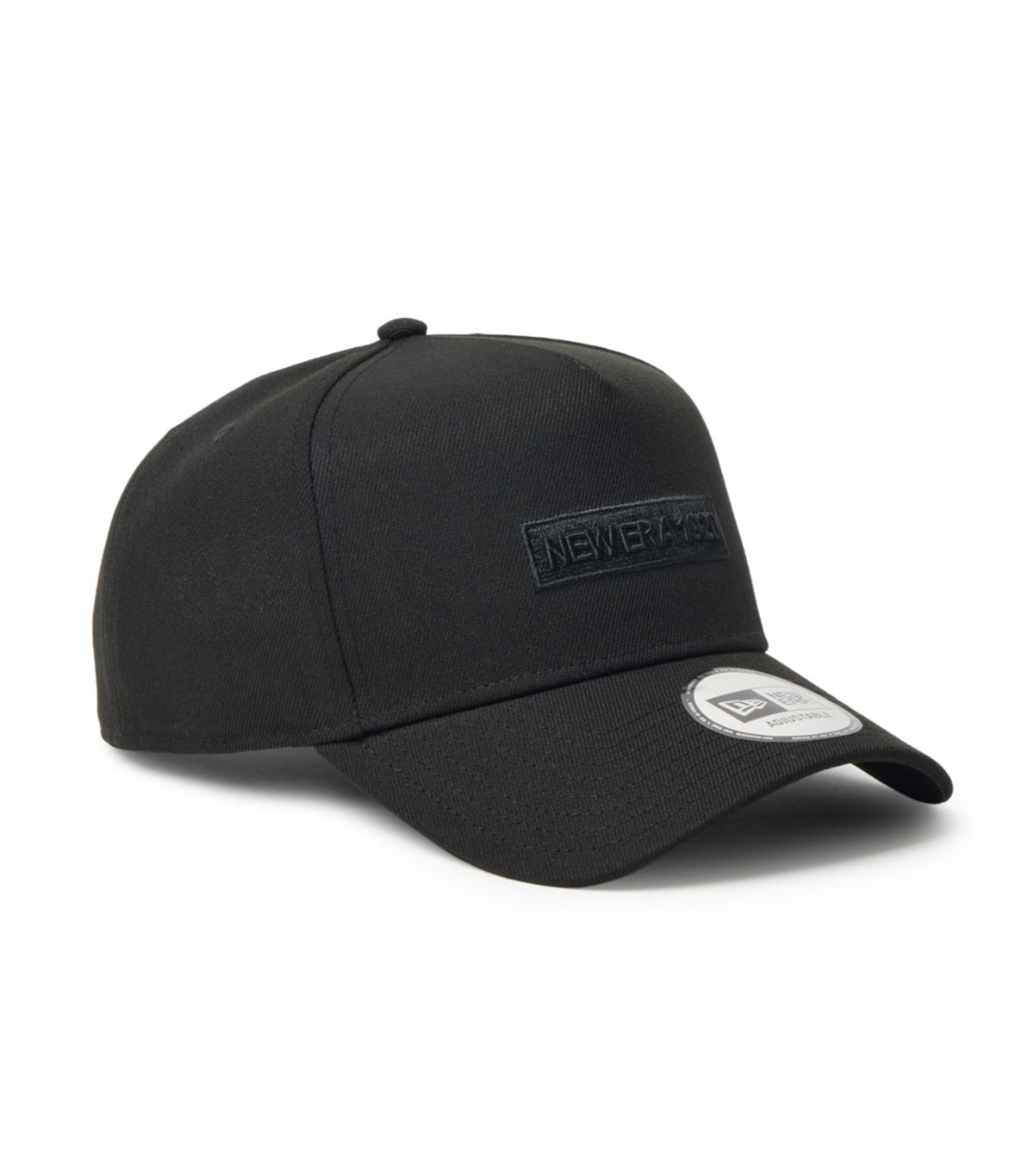1920 Metal Flag 9FORTY A-Frame Snapback Cap Black on Black