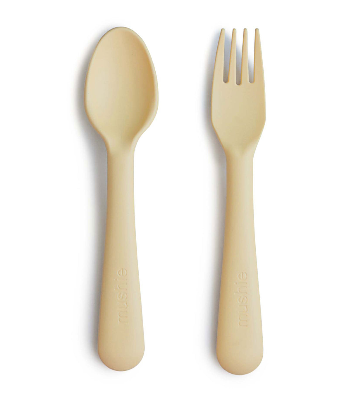 Fork and Spoon Set Pale Daffodil