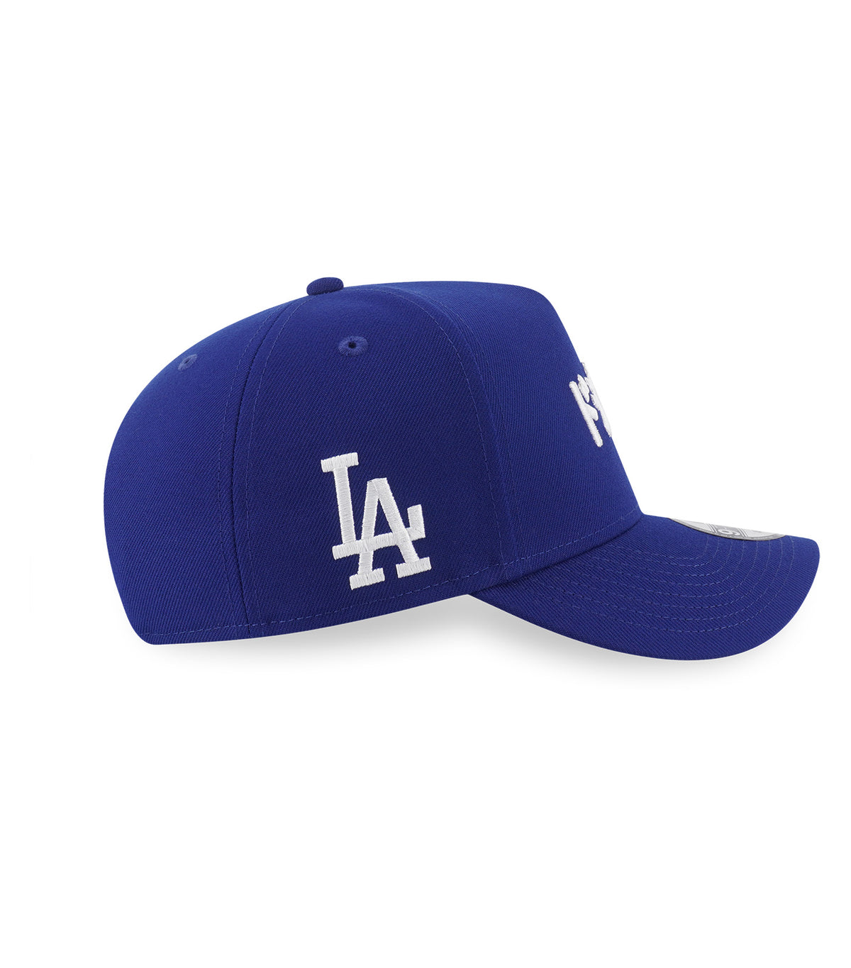 New Era Los Angeles Dodgers Kanji 9FORTY A-Frame Adjustable Cap Dark Royal/Gray UV