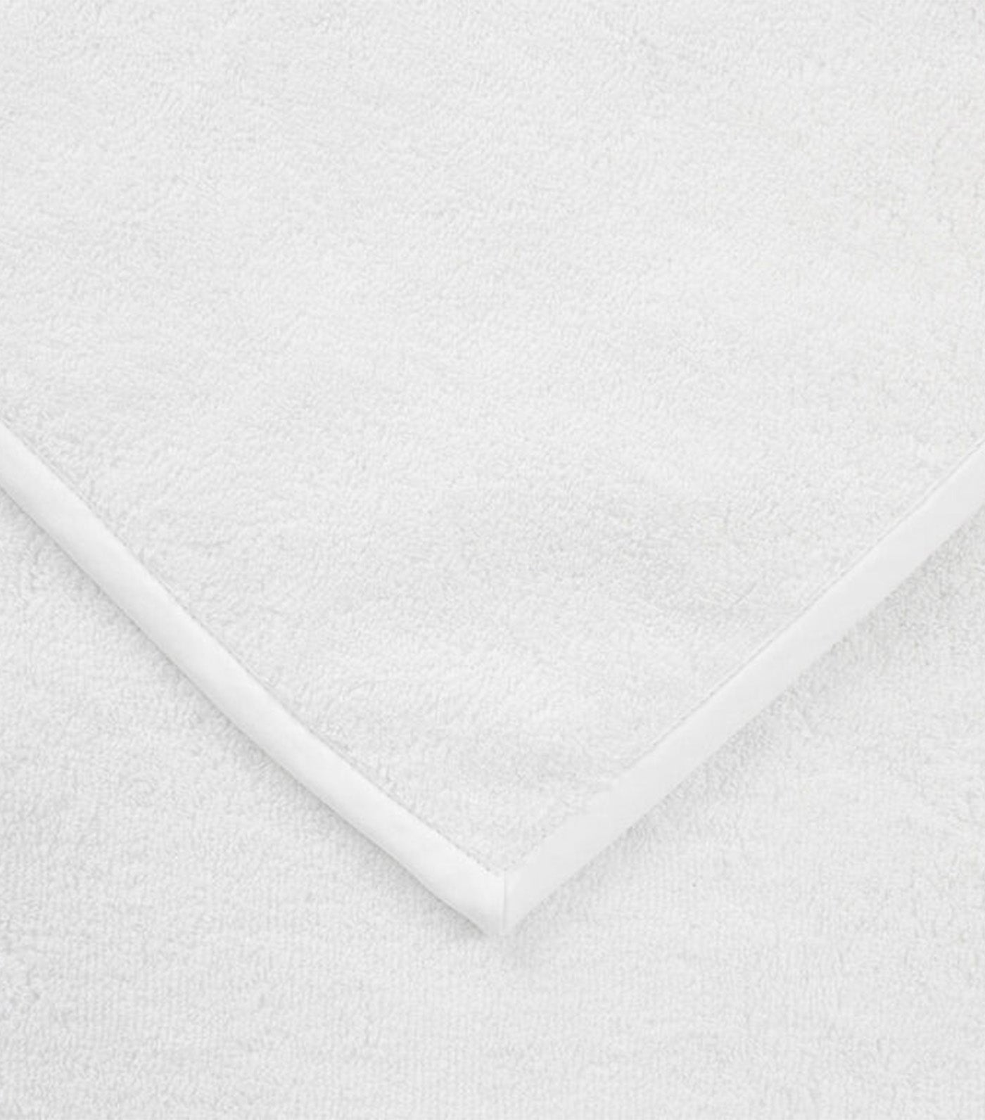 Plush Guest Towel White