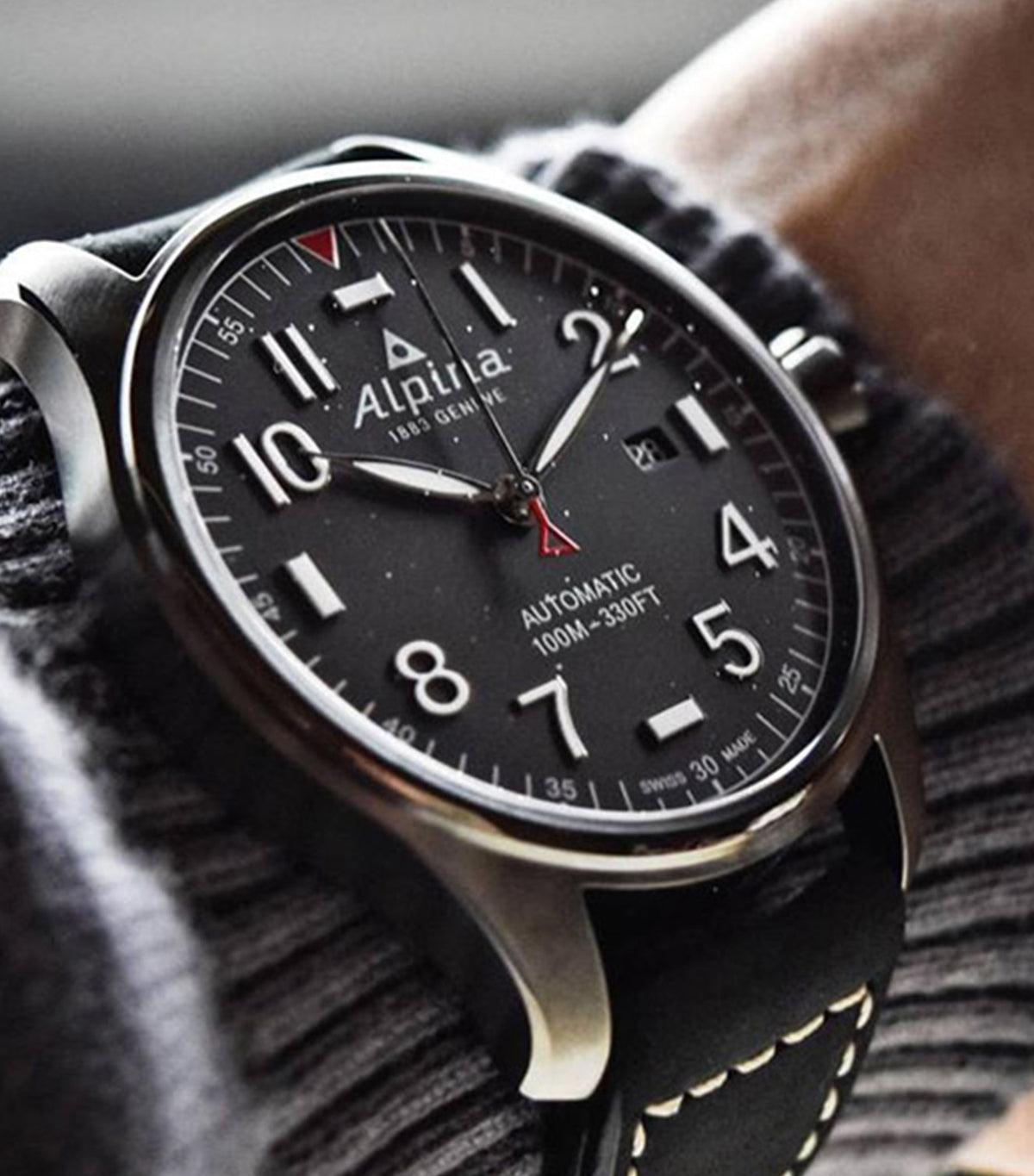 Startimer Pilot AL-525G3TS6 Dark Grey/Black