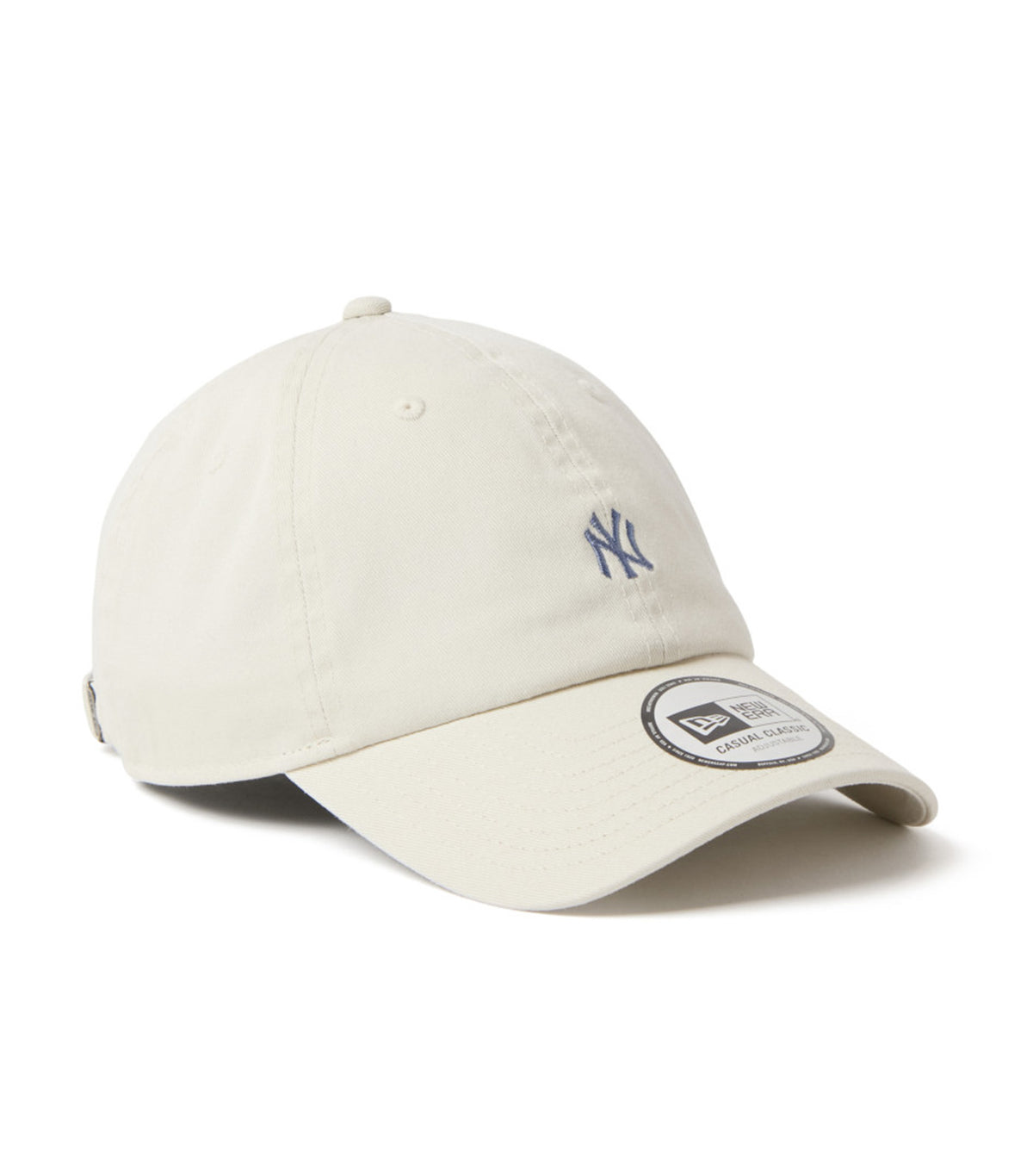 New York Yankees Mini Logo Casual Classic Cap Ivory