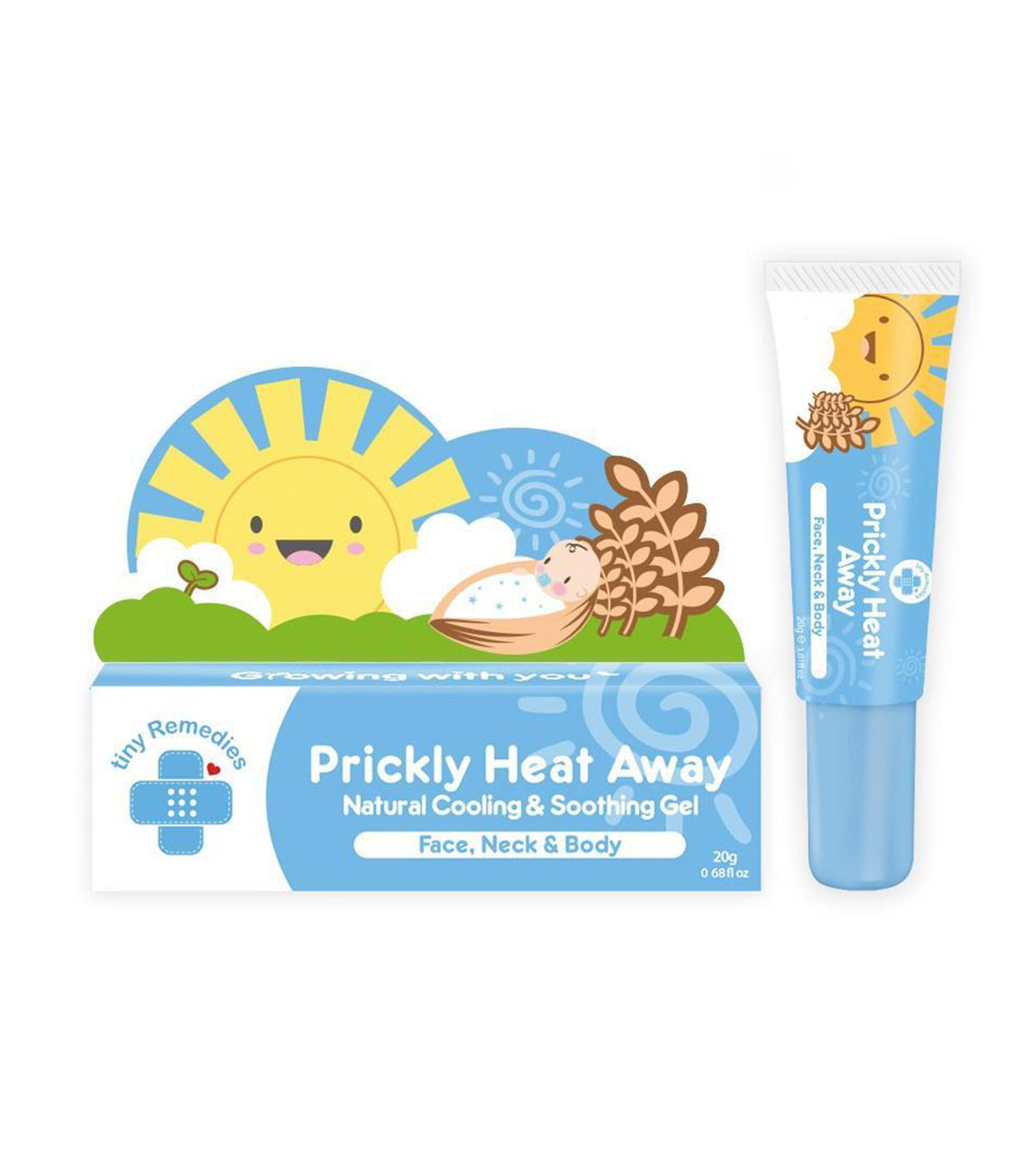 Tiny Remedies Prickly Heat Away Natural Cooling and Soothing Gel