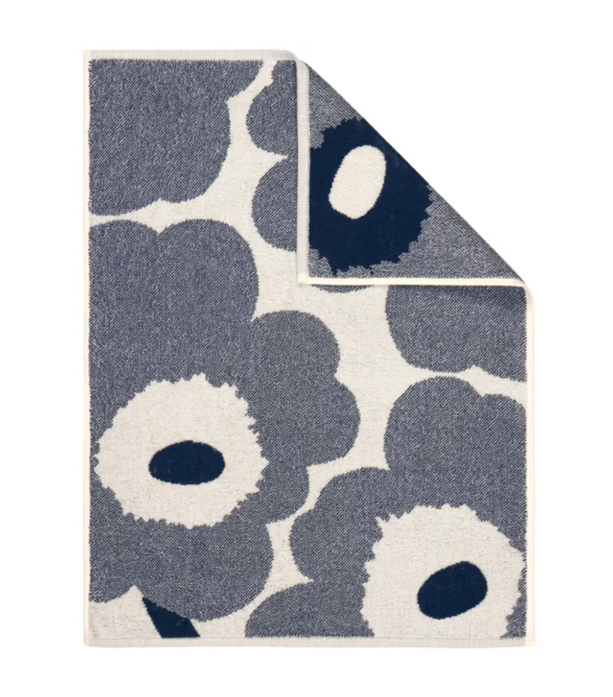 Unikko Hand Towel Off White/Blueberry