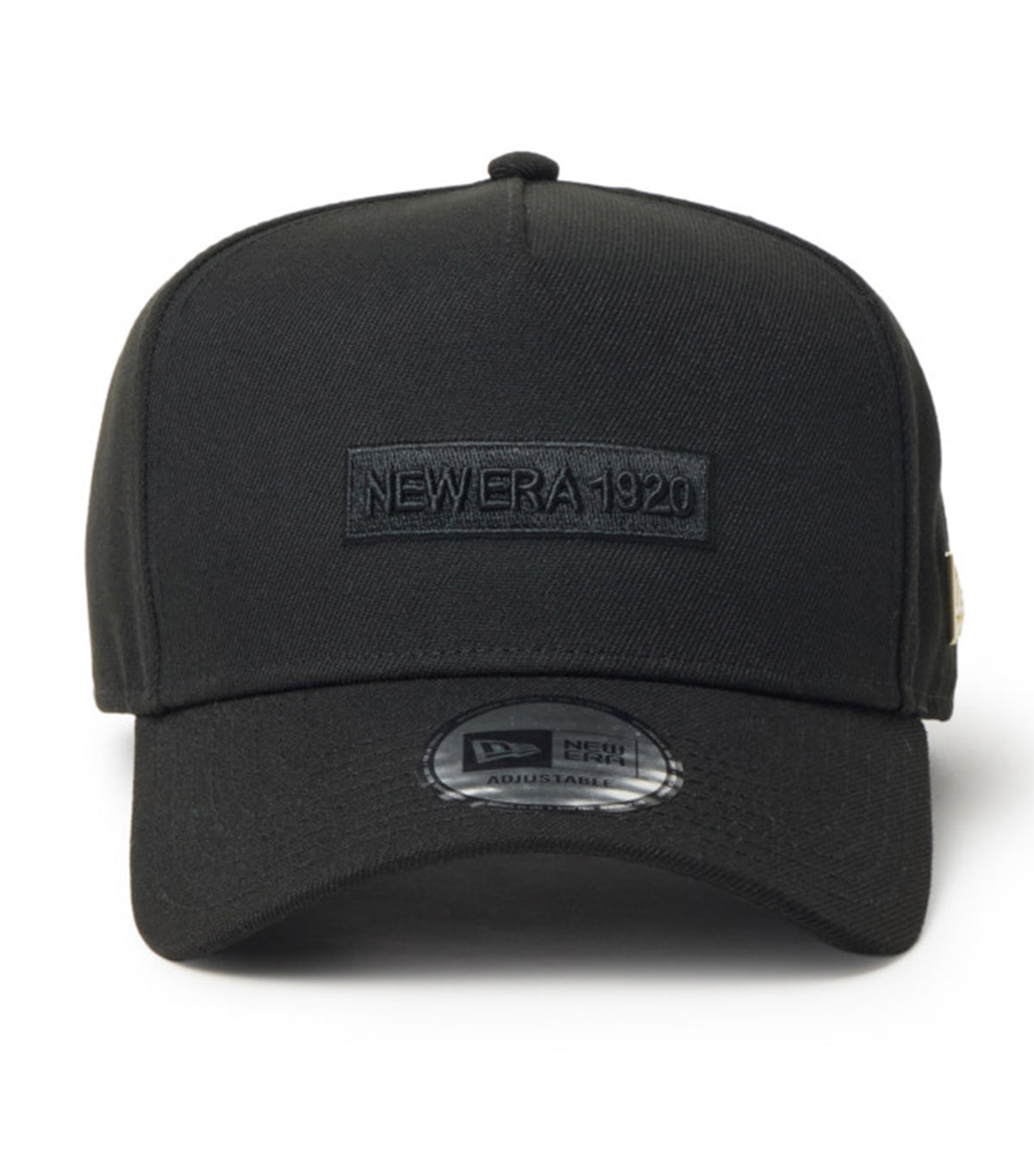 1920 Metal Flag 9FORTY A-Frame Snapback Cap Black on Black
