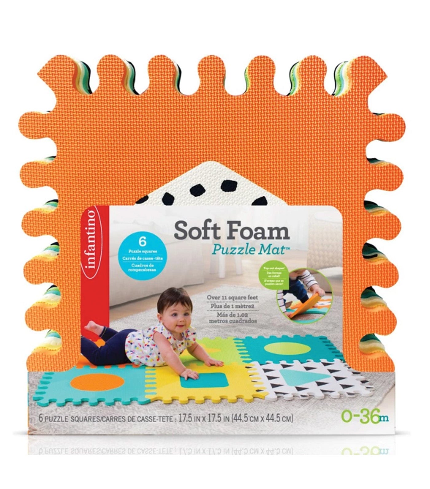 Soft Foam Puzzle Mat Multicolor