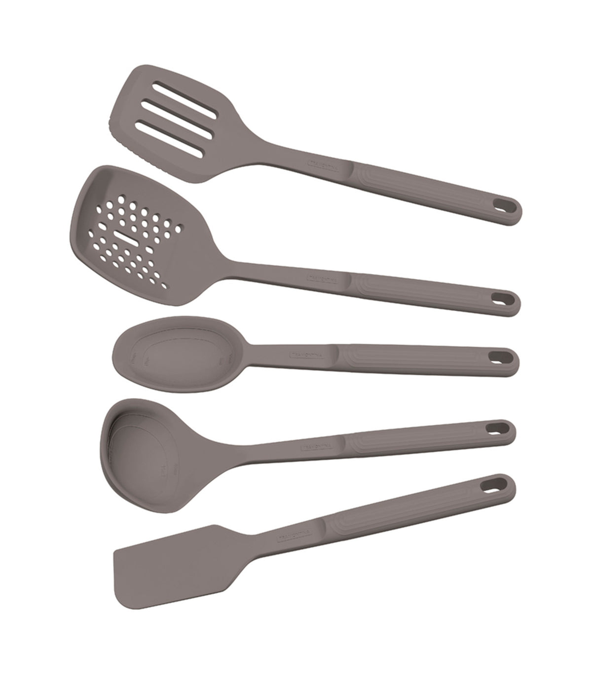5pc Utensil Set Softta Gray