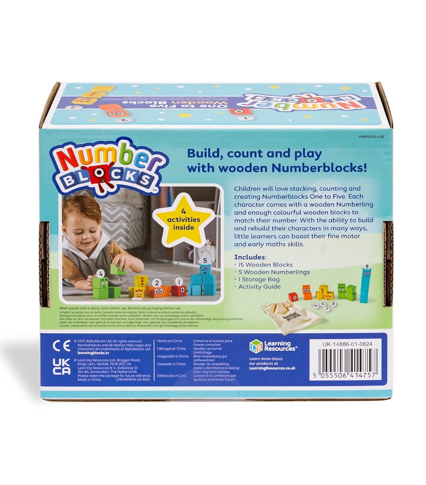 Numberblocks 1-5 Wooden Blocks